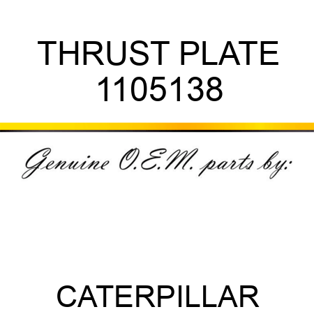 THRUST PLATE 1105138