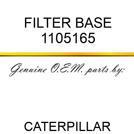 FILTER BASE 1105165