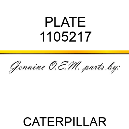 PLATE 1105217