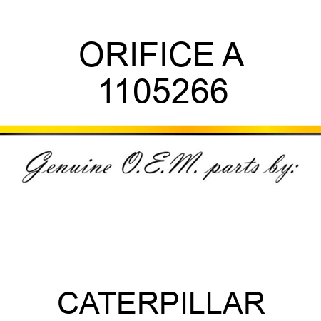 ORIFICE A 1105266