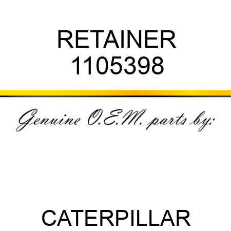 RETAINER 1105398