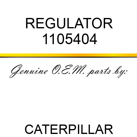 REGULATOR 1105404