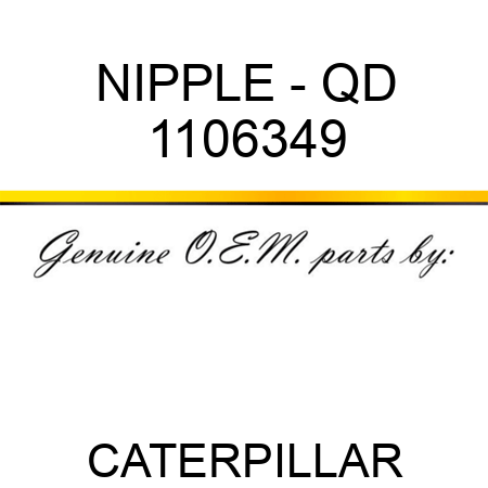 NIPPLE - QD 1106349