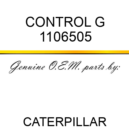 CONTROL G 1106505