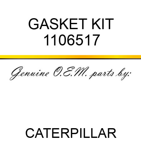 GASKET KIT 1106517