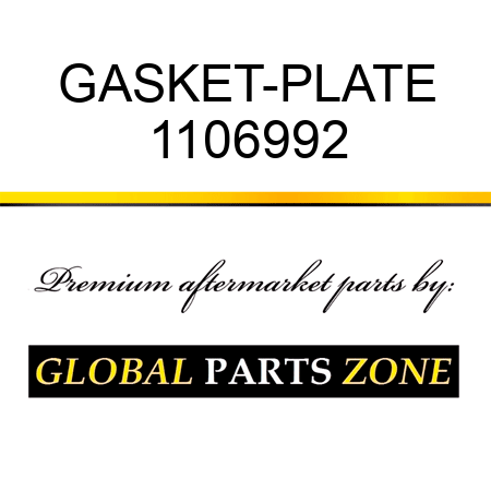 GASKET-PLATE 1106992