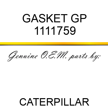 GASKET GP 1111759