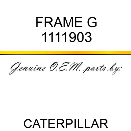 FRAME G 1111903