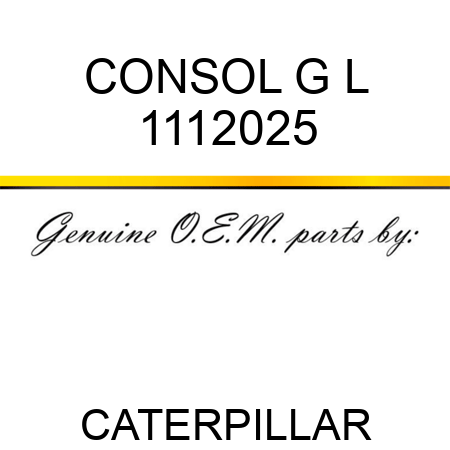 CONSOL G L 1112025