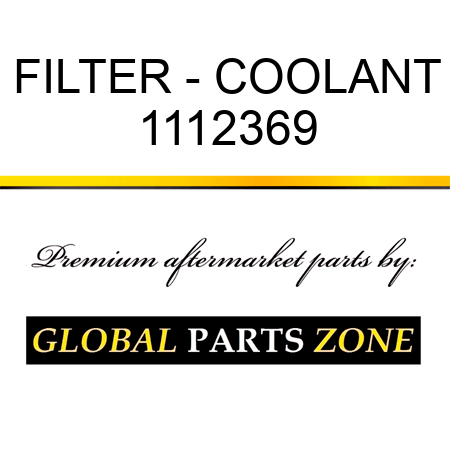 FILTER - COOLANT 1112369
