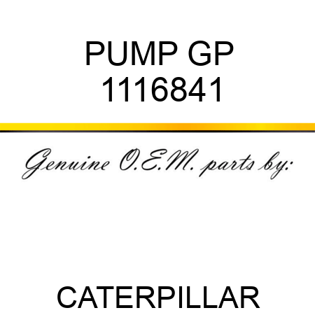 PUMP GP 1116841