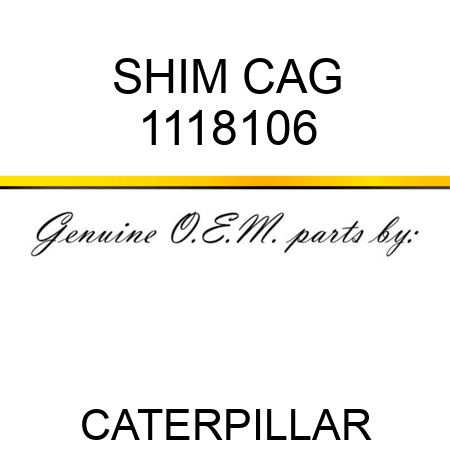 SHIM CAG 1118106