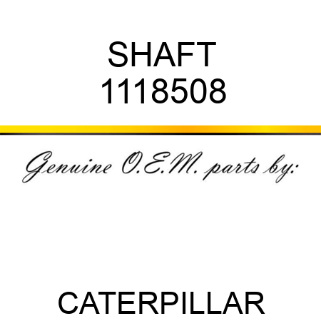 SHAFT 1118508