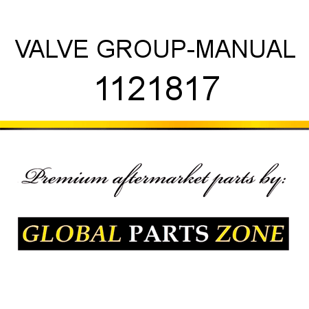 VALVE GROUP-MANUAL 1121817