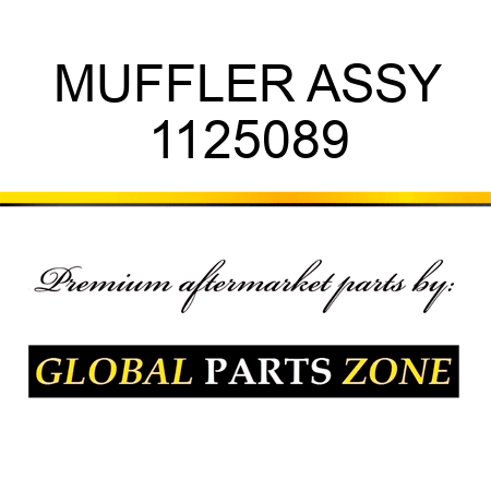 MUFFLER ASSY 1125089