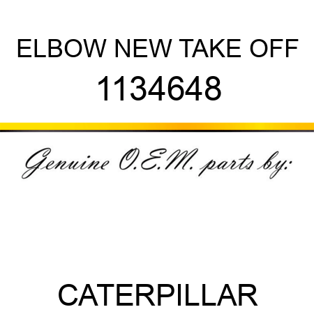 ELBOW NEW TAKE OFF 1134648
