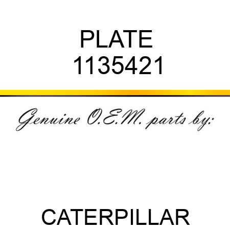 PLATE 1135421