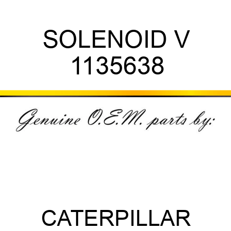 SOLENOID V 1135638