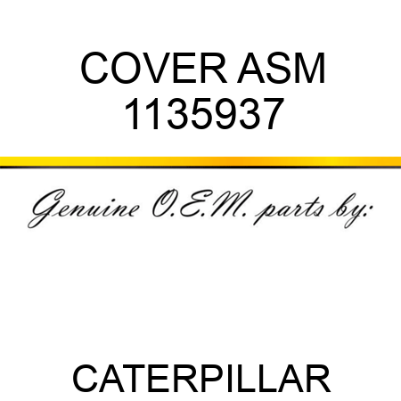 COVER ASM 1135937