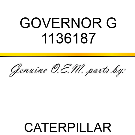 GOVERNOR G 1136187