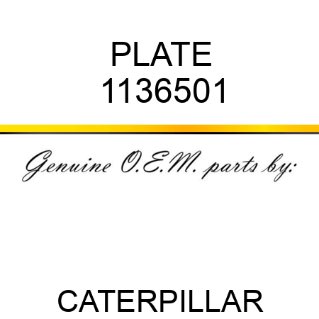 PLATE 1136501