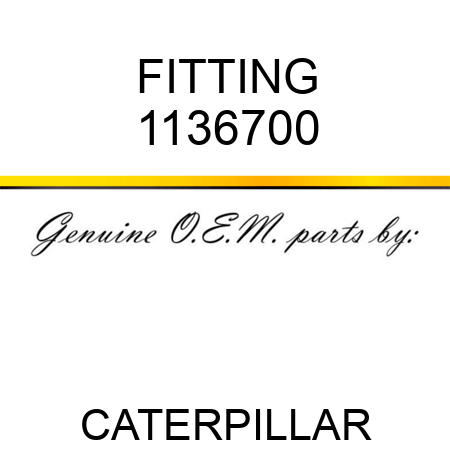 FITTING 1136700
