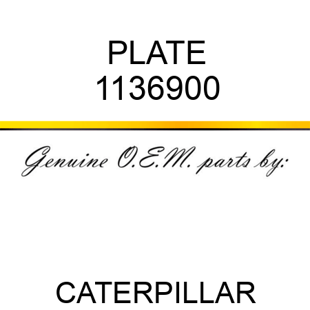 PLATE 1136900