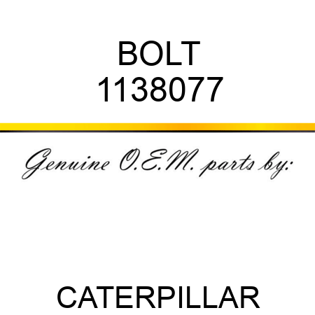 BOLT 1138077