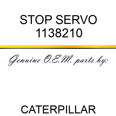 STOP SERVO 1138210