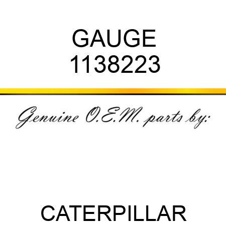 GAUGE 1138223