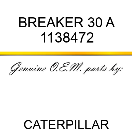 BREAKER 30 A 1138472