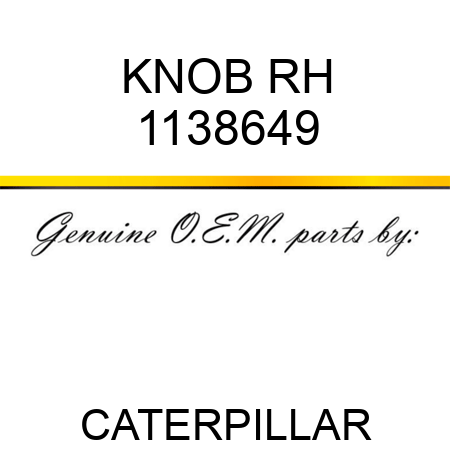 KNOB RH 1138649