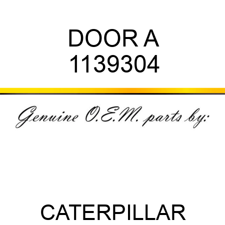 DOOR A 1139304