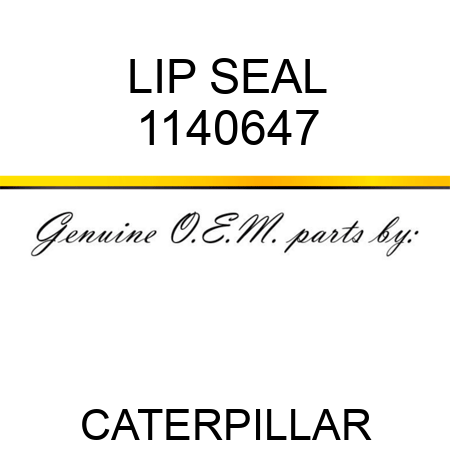 LIP SEAL 1140647