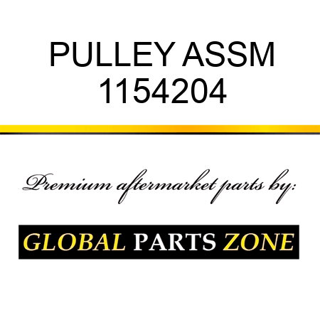 PULLEY ASSM 1154204