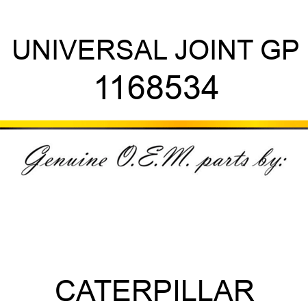UNIVERSAL JOINT GP 1168534