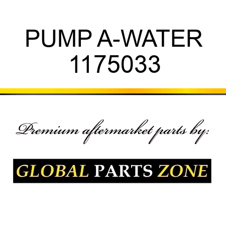 PUMP A-WATER 1175033