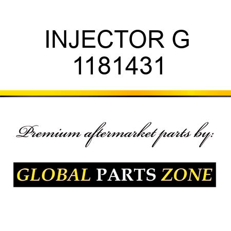 INJECTOR G 1181431