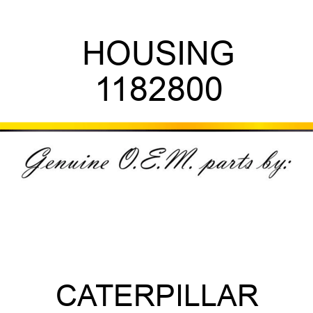 HOUSING 1182800
