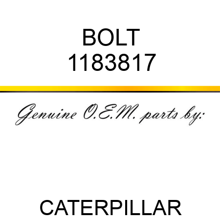 BOLT 1183817