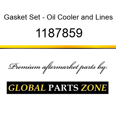 Gasket Set - Oil Cooler&Lines 1187859