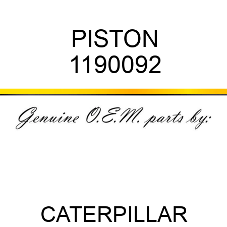 PISTON 1190092