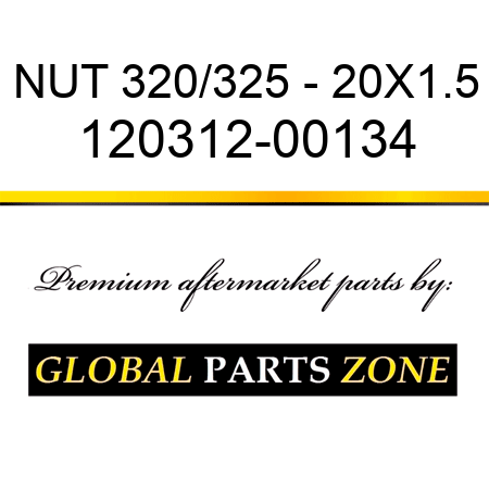 NUT 320/325 - 20X1.5 120312-00134