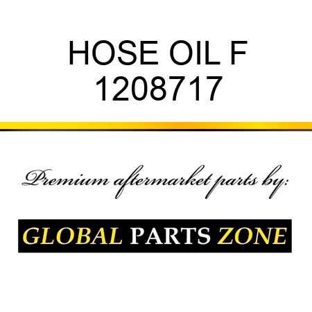 HOSE OIL F 1208717