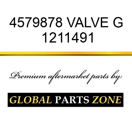 4579878 VALVE G 1211491