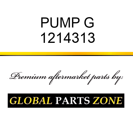 PUMP G 1214313