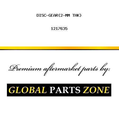 DISC-GEAR(2-MM THK) 1217635
