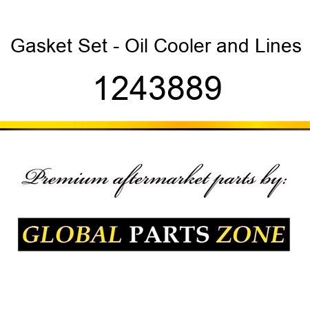 Gasket Set - Oil Cooler&Lines 1243889