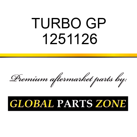 TURBO GP 1251126