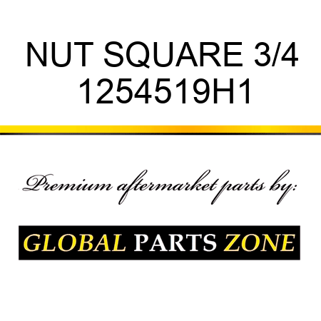 NUT SQUARE 3/4 1254519H1